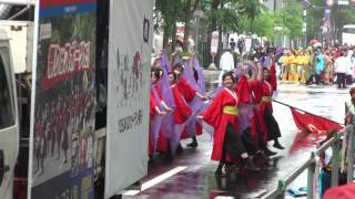 北海道ハイテク・エコ専門学校～無限永華～　～2014YOSAKOIソーラン祭り･8日(大通パレード北)