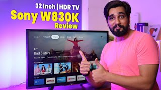 Sony W830K Smart TV | 32 inch Sony Google  TV 2022 Unboxing & Review | Hindi
