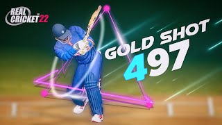 Real cricket 22 Gold Shot 497 Review | RC22 Shot of the week ||