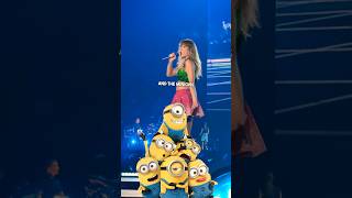 Taylor Swift x Minions at the Eras Tour 😂👏 #shorts #taylorswift #minions