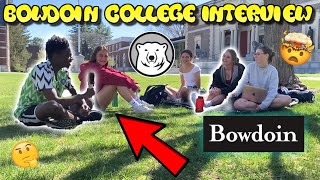 Interviewing Bowdoin Students 🤪 (party scene 🎉 trivia 💡 academics 📚)