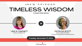 Timeless Wisdom Episode 8: Conversation with Patricia Scott