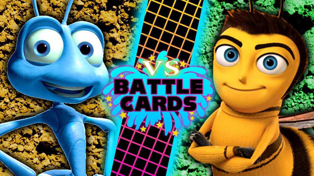 Flik VS Barry B. Benson (Pixar VS DreamWorks) - VS Battle Cards - YouTube