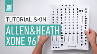 ALLEN \u0026 HEATH XONE 96 full white - How to apply a DJ Mixer Skin | Tutorial Doto Design - Custom gear