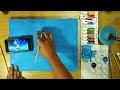 ครูช้างสอนวาด ตอนที่ 41 acrylic technique สอนวาดรูป การร่างภาพและกะขนาดสัดส่วน