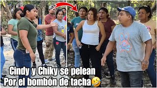 Sindy en la cara le grita a Chiky asta a tacha te echasteis y estás pendiente conmigo 😡