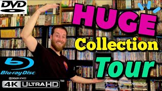 My Huge Collection Room Tour Blu Ray, 4K UltraHD & DVD / Physical Media Collector Review Compilation