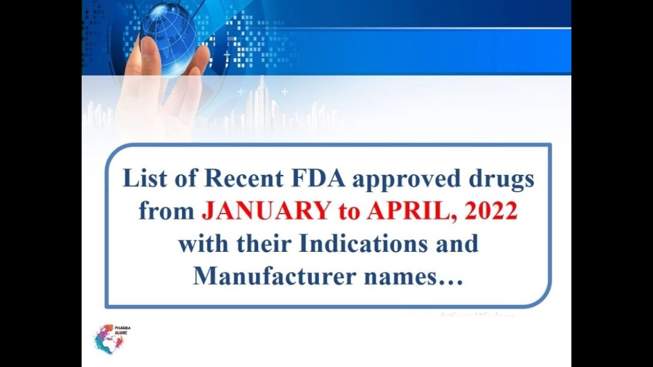 Drug Innovation - Novel Drug Approvals In 2022 - FDA ( Part I ) - YouTube