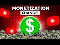 🚨YouTube is CHANGING Monetization for EVERYONE!!