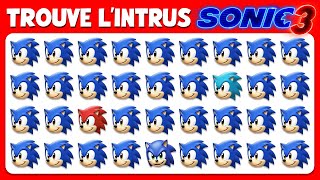 QUIZ SONIC 3 : Trouve l'INTRUS + Trouve les DIFFÉRENCES + Devine la VOIX 🎬🦔💙 Sonic 3, le Film