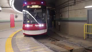 TTC 511 Bathurst Streetcar Detours:  2016 Bombardier Flexity Outlook 4415 at Union Station Loop