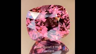 大迫力の3ctアップ美ピンク / Pink Spinel 3.09ct / Vietnam