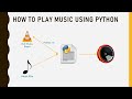 Play Music Using Python | python-vlc | Easy steps to create music player in python