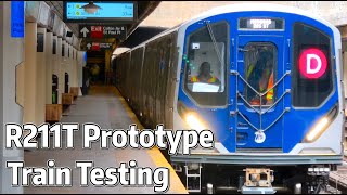 ⁴ᴷ⁶⁰ New R211T OpenGangway Cars Propulsion Testing on the Brighton Line