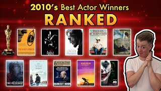 Best Actor Oscar Winners Ranked (2010 - 2020)