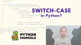 switch case in Python? It's not match case It's a dictionary!