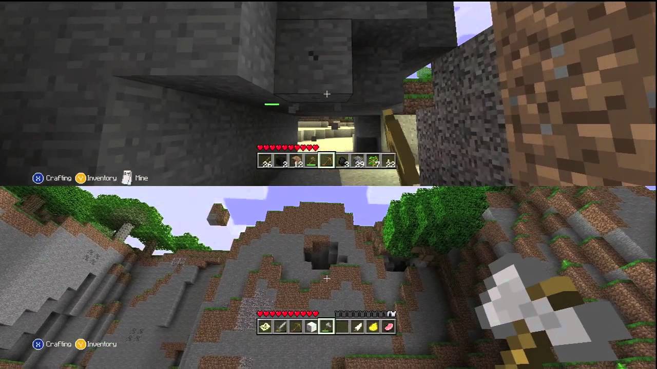 Minecraft Xbox 360 - Ep. 2: Split Screen Madness: Building A House ...