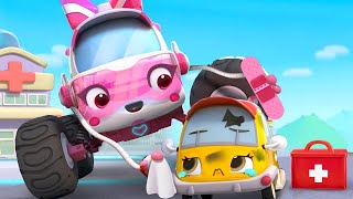 Brave Ambulance Rescue Squad | Monster Truck | Car Cartoon | Kids Songs | BabyBus - Cars World