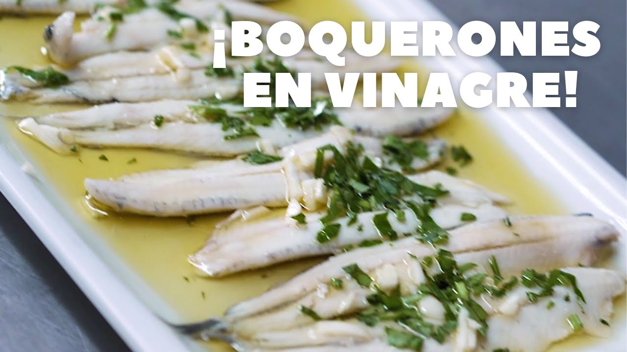 Boquerones En Vinagre!! - YouTube