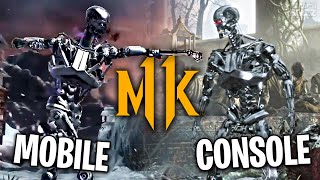 Mortal Kombat 11 Mobile - Terminator Endoskeleton Has COMBOS!! [REACTION]