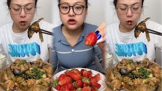 Mukbang food challeng new 2024 with real sound 2024 #d9mukbang #mukbang