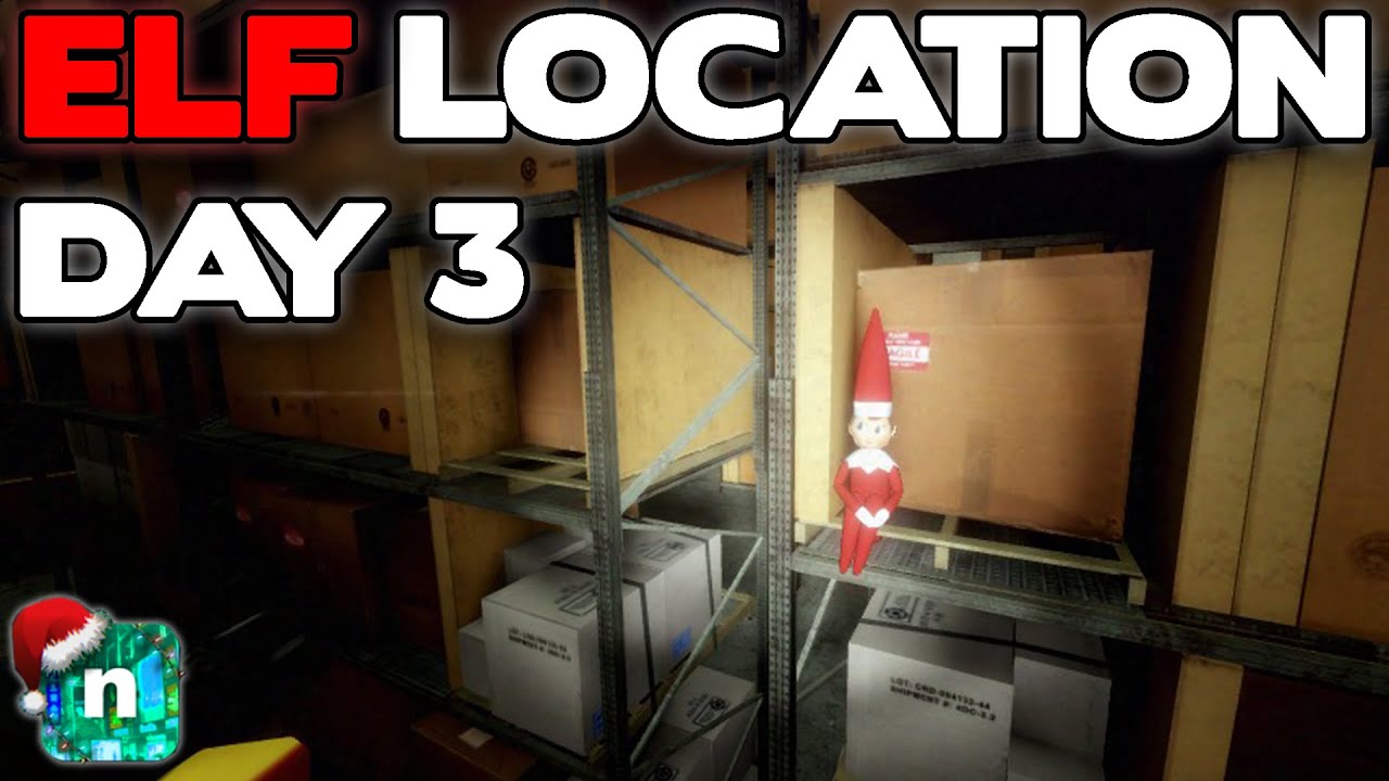 DAY 3 HIDDEN ELF LOCATION | Roblox Nico's Nextbots (December 14th, 2022 ...