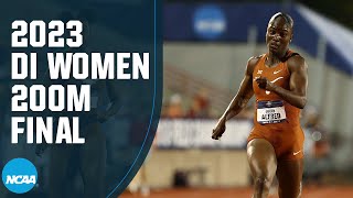 Women's 200m final - 2023 NCAA outdoor track and field championships