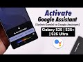 Galaxy S25 Ultra/S25+: How to Activate Google Assistant on Samsung! [Turn On]