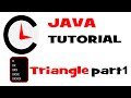 Minute Code: JAVA TRIANGLE Part1