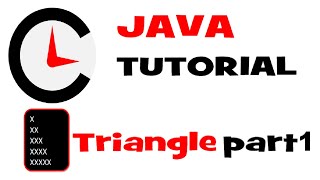 Minute Code: JAVA TRIANGLE Part1