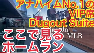 【現地映像】最も近いVIP席からホームラン！トラウト！エンゼルス•アナハイム〜Dugout Suitesも紹介 #shotime