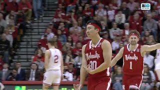 Keisei Tominaga Highlights vs. Indiana | Nebraska Basketball | 02/21/2024