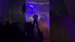 Talia Mar Singing At Her Wedding