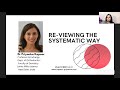 re viewing evidence the systematic way research hour oralpathology360