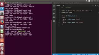 Shell Scripting Tutorial for Beginners 6 File test operators
