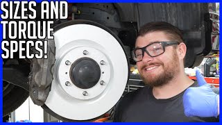 How to Replace Front Brake Pads and Rotors Toyota 4Runner 2010-2024 - With Sizes and Torque Specs!