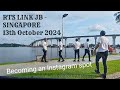 RTS LINK JB - SINGAPORE train track development 13th October 2024. It has become an Instagram spot