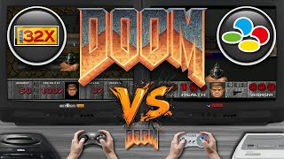 Doom 🎮 Sega 32X vs Super Nintendo | Side-by-Side Comparison