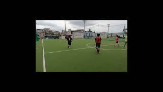 目をつぶってたヘディングシーンがこれ #shorts #futsal #フットサル #結果論 #初心者 #サッカー #futbol #soccer