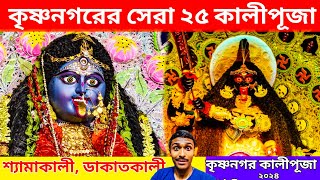 কৃষ্ণনগরের সেরা ২৫ কালী 🌺krishnanagar Kali puja 2024