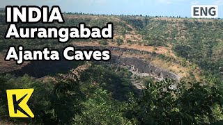 【K】India Travel-[인도 여행-오랑가바드]세계문화유산, 하나의 바위에 만들어진 ‘아잔타 석굴’/Ajanta Caves/Falls/Statue/Buddha