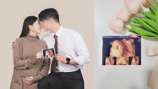 [ENG/VLOG] 29-30 weeks pregnant, 4D Ultrasound, Pregnancy photo shoot🧡