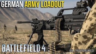 Battlefield 4 (PS4) - German Army Automatic Rifleman Loadout - MG4 + Compact 45