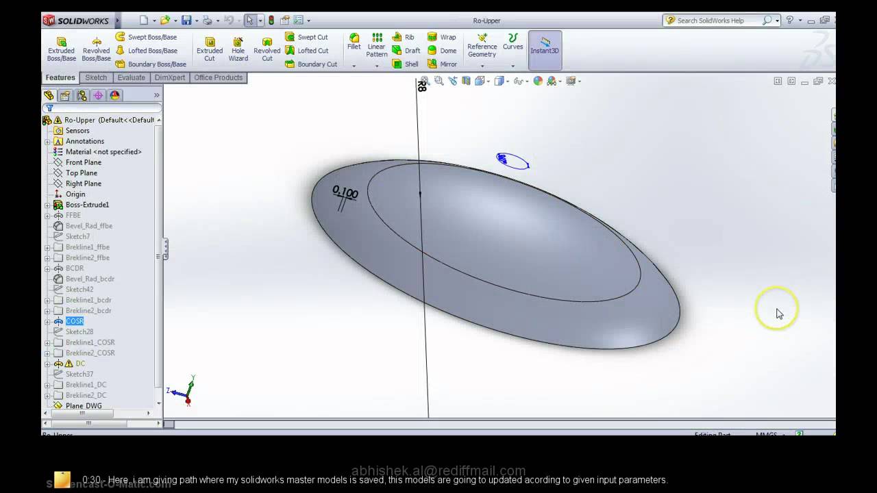 Solidworks Design And Drawing Automation Vb Net Api Youtube