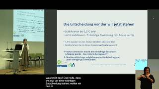 Keynote von Helga Kromp-Kolb zur Konferenz 2022: Klimakrise - Ohne uns keine Zukunft