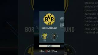 Why you Should do a Dortmund Career Mode on FIFA 23 #shorts