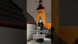 Dark \u0026 Magical Side of Tallinn in Winter #estonia #tallinnoldtown #europeantravel #balticstates