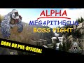 [ARK Fjordur] - ALPHA Megapithecus Fight [OFFICIAL SERVER]