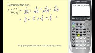 Introduction to Sigma Notation
