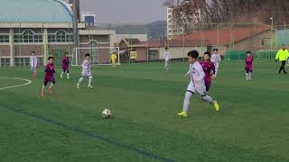 2022.1.23 보은스토브리그 천안축구센터U12 vs 춘천강원유소년 전반전